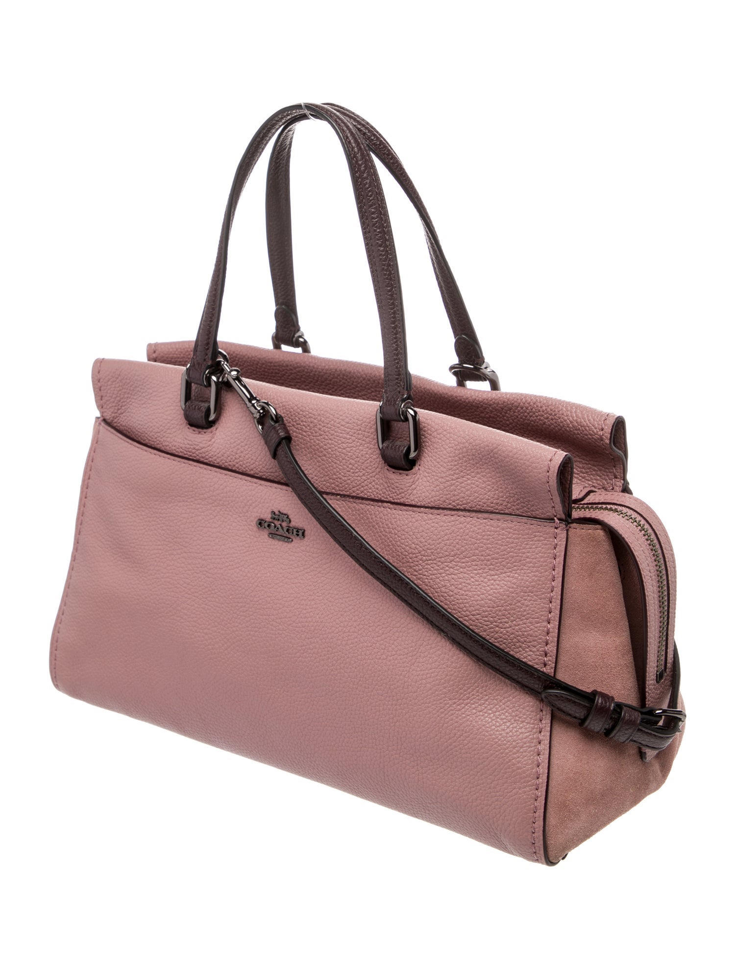 Coach Leather Top Handle Bag